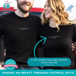 Christian couple shirt | Matching couples outfits | His and hers tshirts | Christian couple gifts | Unisex faith | Bible study gifts apparel