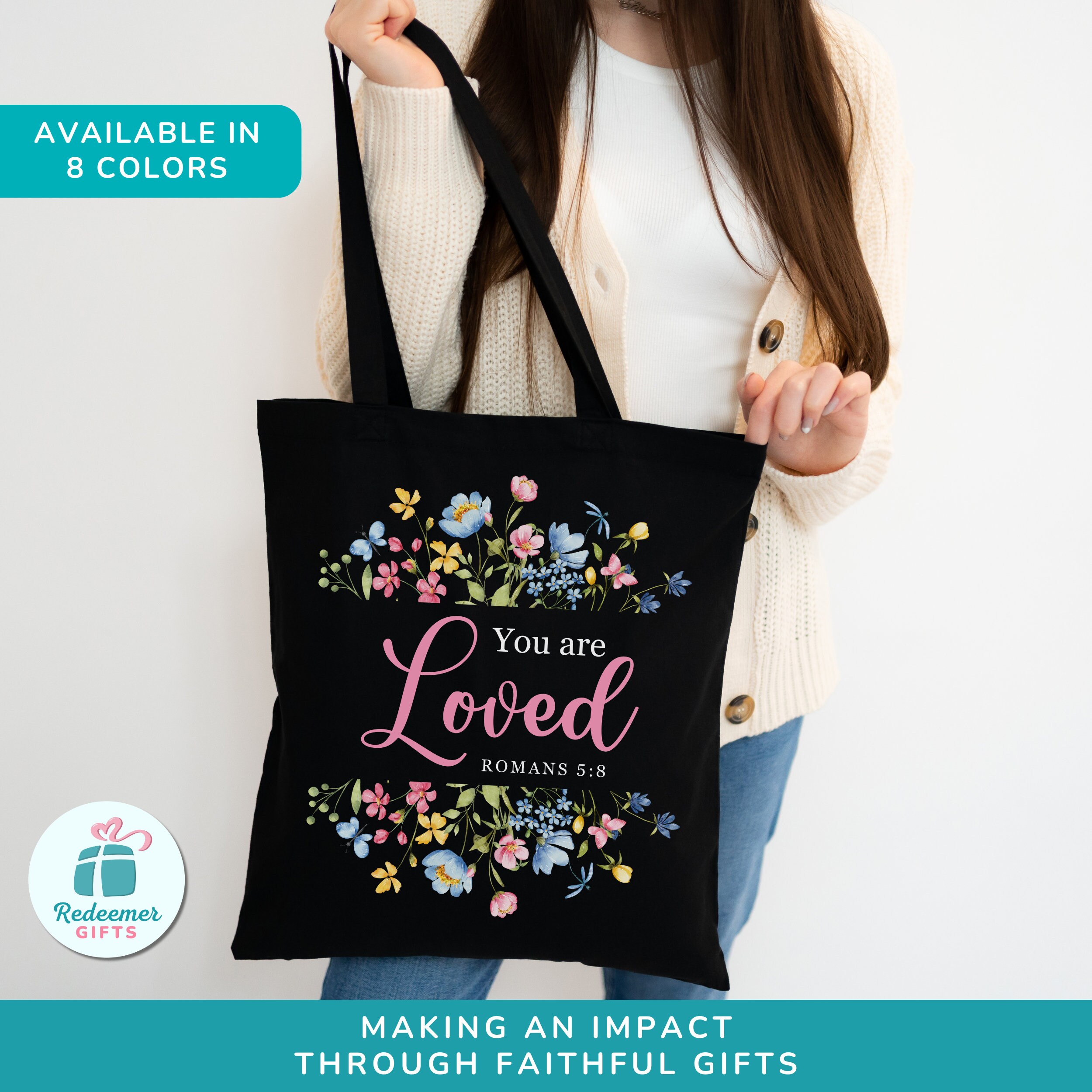 Gospel Tote Bag The Faithful Love of The Lord never Ends Gospel Tote Bag The Faithful Love of The Lord never Ends