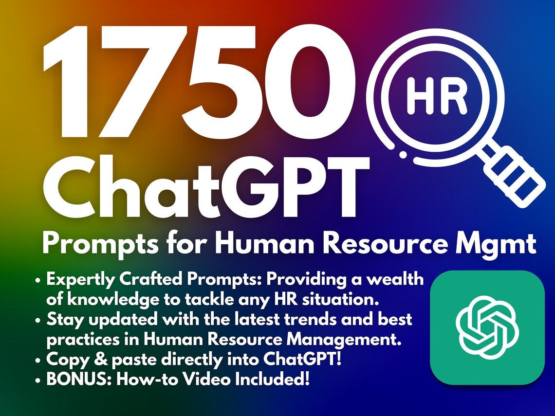 Ultimate ChatGPT Prompt Pack for Human Resources