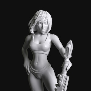 Sedition Series 05b - Gene-Enhanced Female Battle Sister by Manufaktura Miniatures