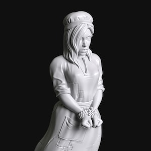 Sottoserie 122a - Contadina magra legata con cappello di Manufaktura Miniatures
