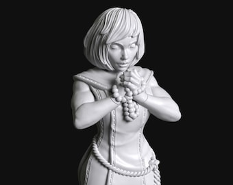 Devotion Series 03a - Biddende en wandelende zusters van de strijdnon van Manufaktura-miniaturen