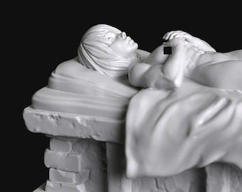 Devotion Series 06b - Fallen Naked Sisters of Battle Nun van Manufaktura Miniatures