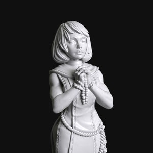 Devotion Series 01a - Sisters of Battle Nun Praying Standing by Manufaktura Miniatures