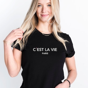 Chemise Cest La Vie, tee-shirt français, Cest La Vie Paris, t