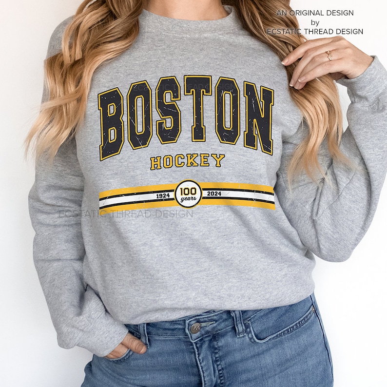 Boston Hockey Crewneck