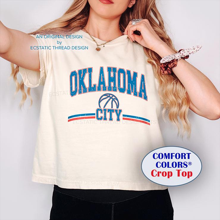 Okc Thunder Crop - Etsy