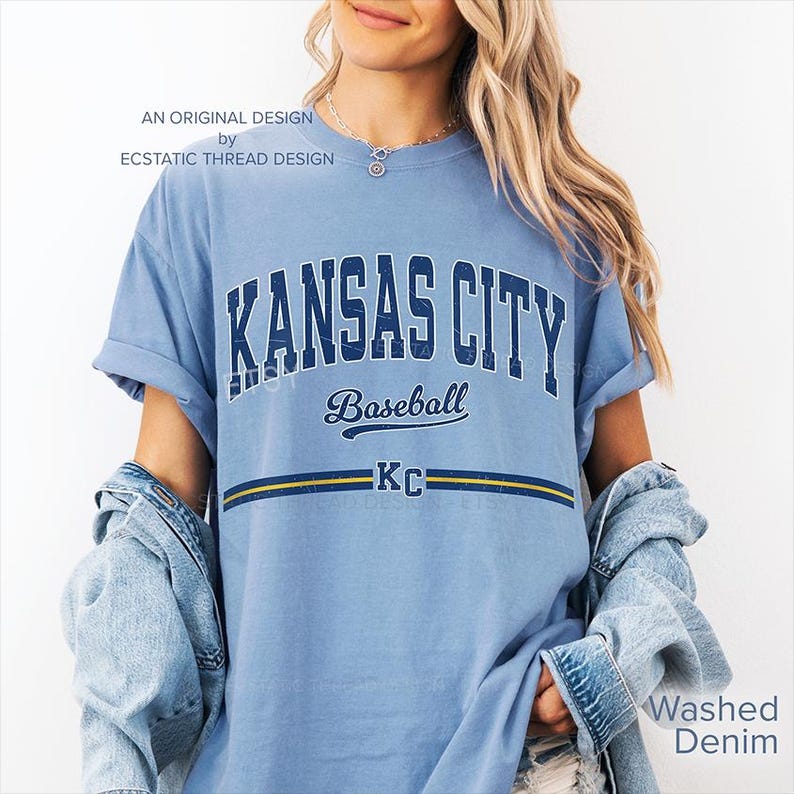 Kansas City Baseball Shirt Women