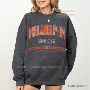 Trendy Philadelphia Hockey Crewneck