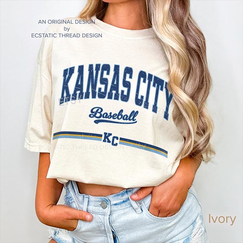 KC Baseball Shirt Vintage