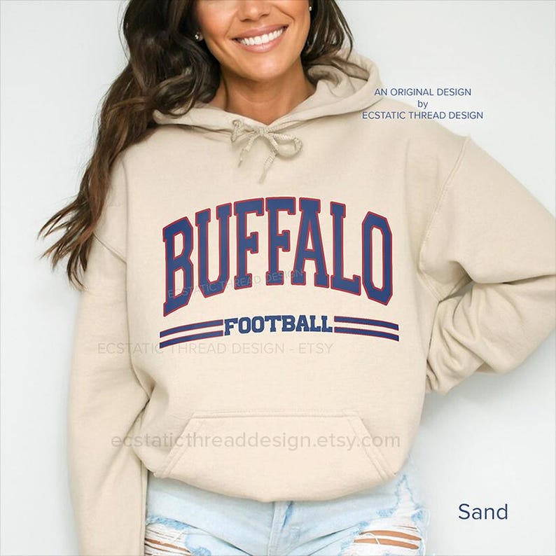 Retro Buffalo Football Hoodies