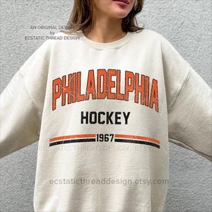 Vintage Philadelphia Hockey Crewneck Sweatshirt