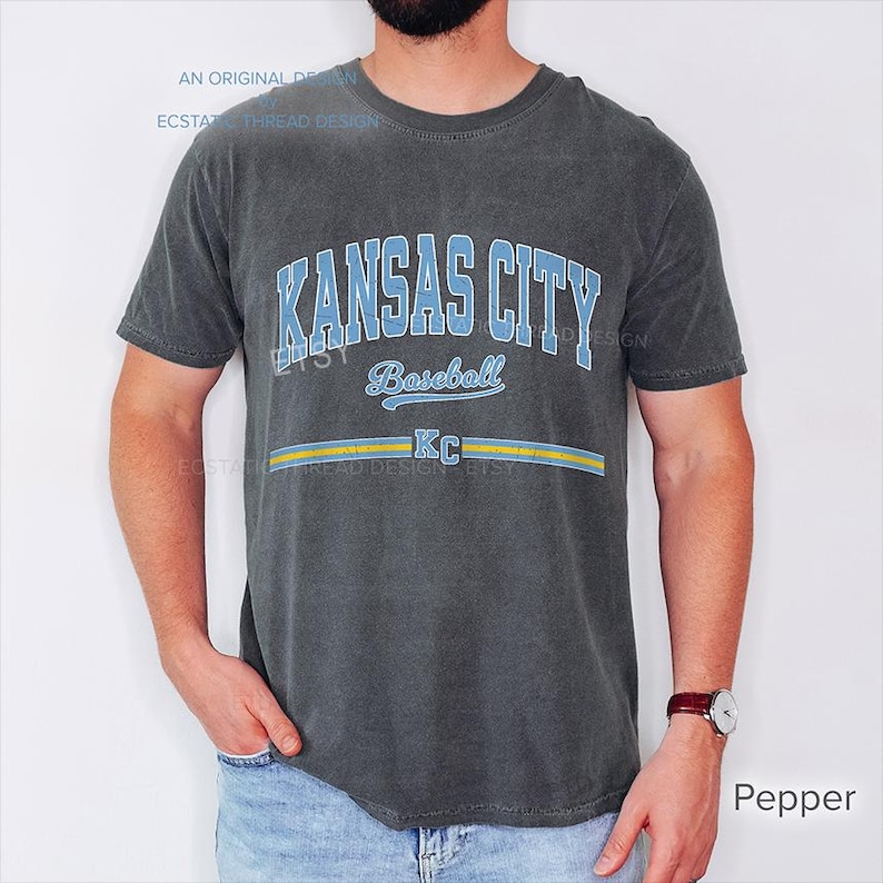 Kansas City Baseball Shirts Mens