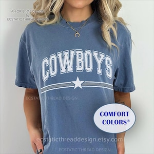 Original Vintage Cowboys Shirt Comfort Colors®, Cowboys Western, Distressed Cowboys Shirt, Retro Cowboys Shirt, Cowgirls, Men & Womens Shirt
