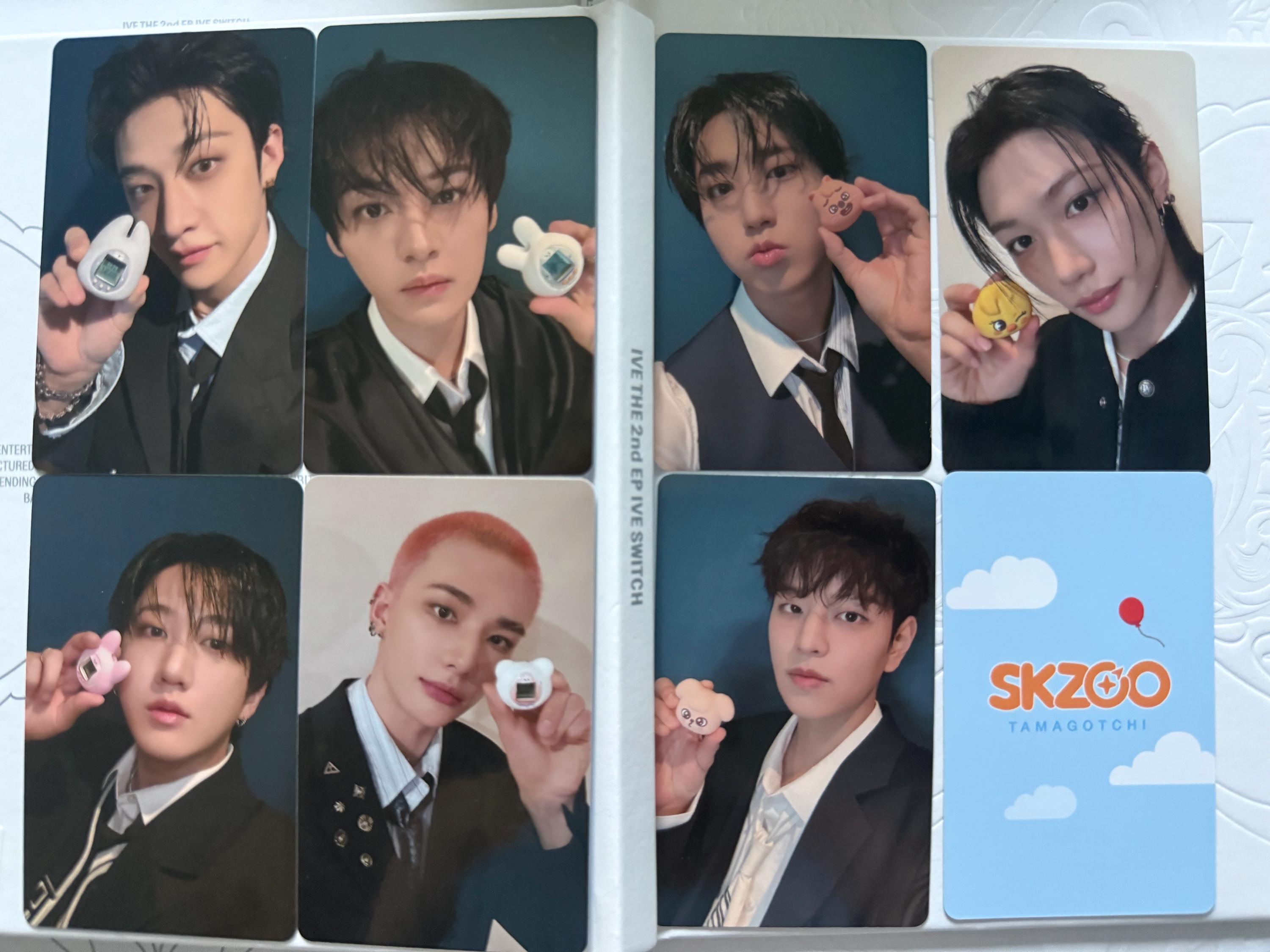 Straykids SKZOO X TAMAGOTCHI Exclusive Official Photocards