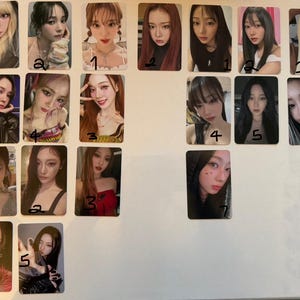Official Aespa Random Album/ POB Photocards Armageddon, My World, Drama, Better Things, Potd, Season Greetings