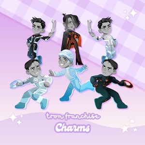 3" Tron Charms