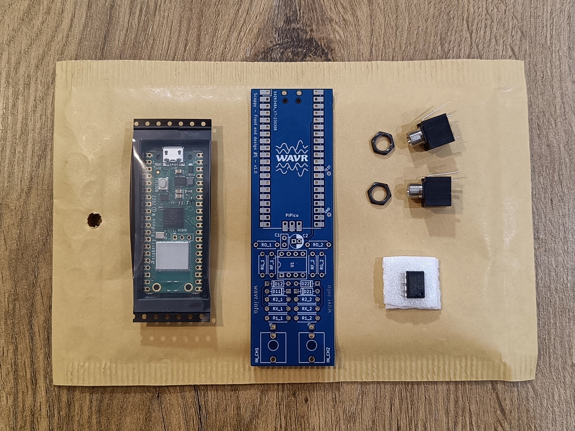 Scoppy Oscilloscope PCB for 3.5mm Jack Inputs Etsy