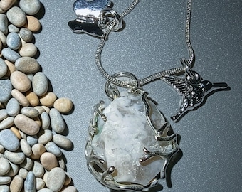 Collar con colgante de ágata hecho a mano