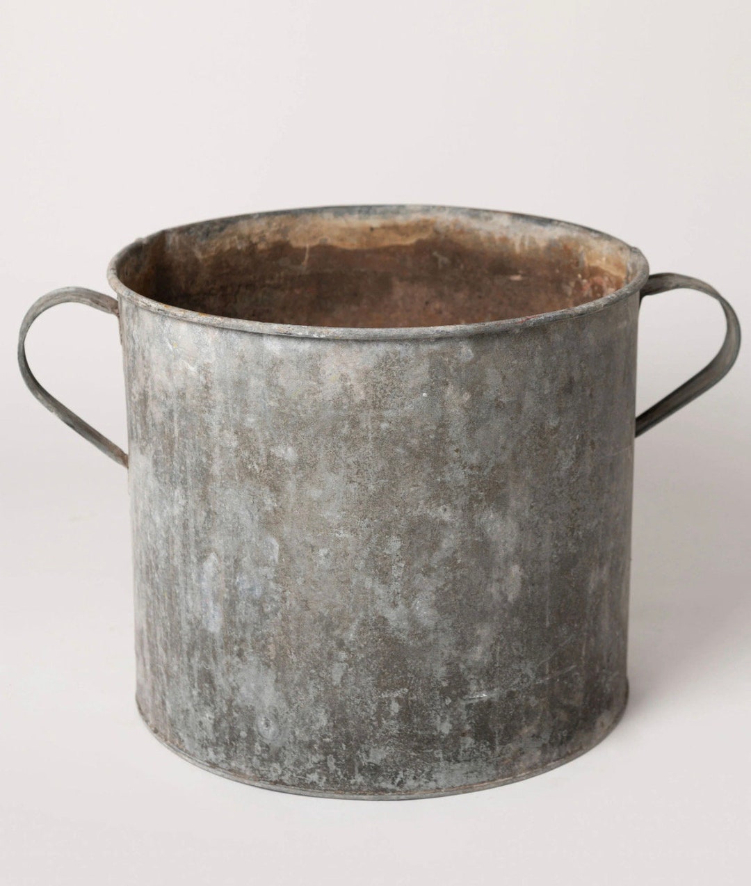 Vintage Galvanized Zinc Bucket Vintage Metal Buckets Etsy