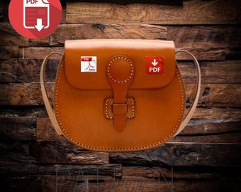 Woman Bag Template Pattern, bag pdf, Leather Products Pattern