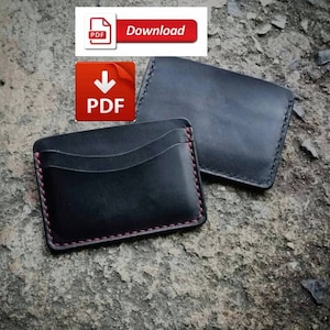 Plantilla Dos Modelos, Tarjetero, Patrón Tarjetero, Monedero pdf, Tarjetero Pdf