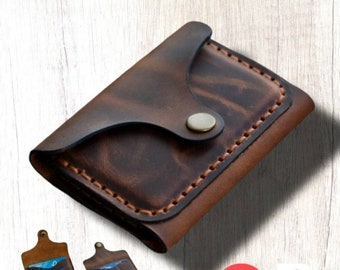 Template) Handmade Leather Bifold Wallet, Card Holder Pattern, Wallet pdf