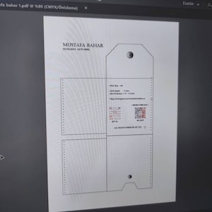 Kleines Kartenetui-Muster, schlankes Kartenhalter-Muster