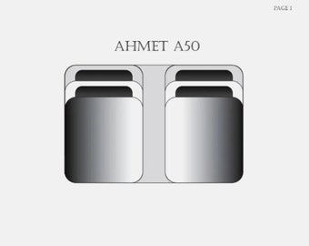 Handmade Leather Bifold Wallet Template, Card Holder Pattern