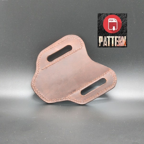 knife sheath Template Pattern, Pocket Knife Case pdf, Leather Products Pdf