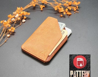 Template) Leather Card Holder Pattern, Card Case, Wallet pdf
