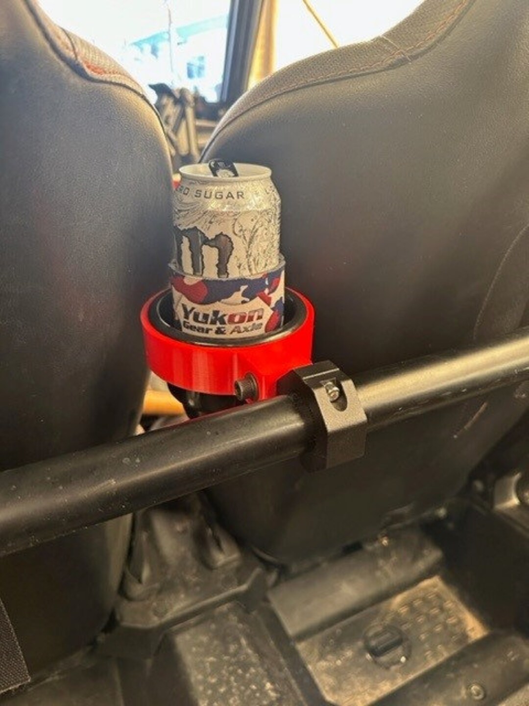 Single Cup Holder for 1 to 2 Bar, SXS, UTV, RZR, Talon, Canam, Teryx