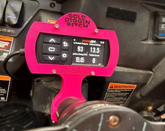 Support de tuner DynoJet Power Vision lll pour Polaris RZR, imprimé en 3D et personnalisable