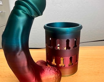 Can Koozie with Penis handle Idée cadeau amusante, pull moche, cadeau de Noël, bas de Noël, enterrement de vie de jeune fille, cadeau d'anniversaire.