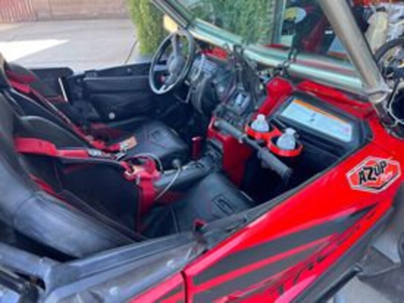 Honda Talon Grab Handle Heater & Drink Holder Combo - Powder Coated Orange
