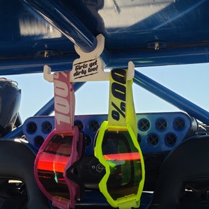 SXS, UTV, Headset / Goggle Hangers, RZR, CanAm, Talon, Teryx, Ranger, Off-road, 3D print