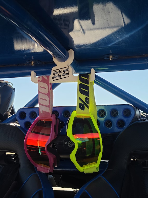 SXS, UTV, Headset / Goggle Hangers, RZR, CanAm, Talon, Teryx, Ranger, Off-road, 3D print