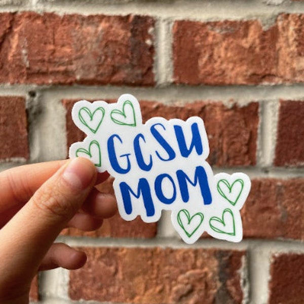 GCSU Mom Lots of Love Matte Sticker