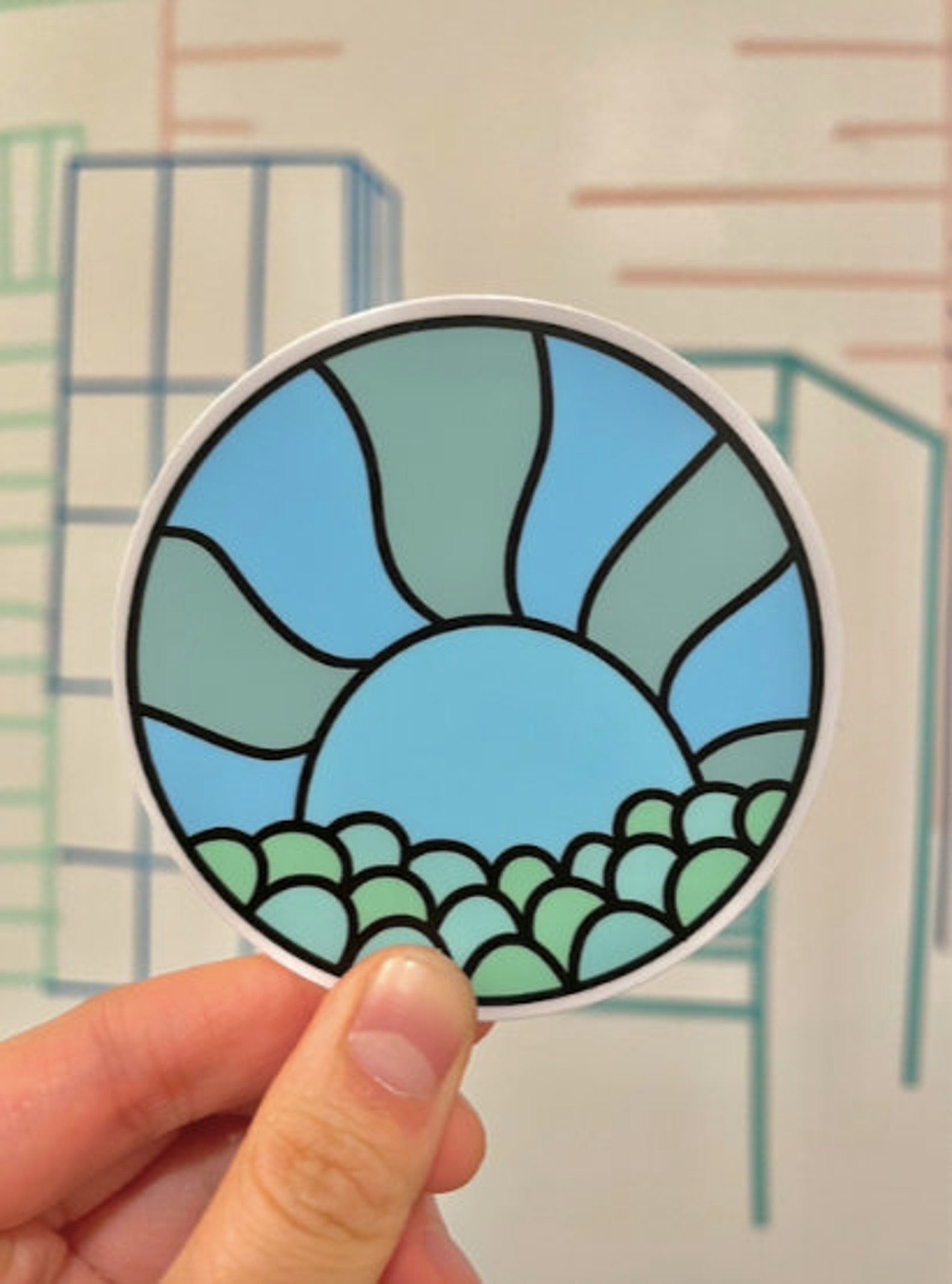 Light Rays Stickers Sun Rays Matte Sticker - Etsy