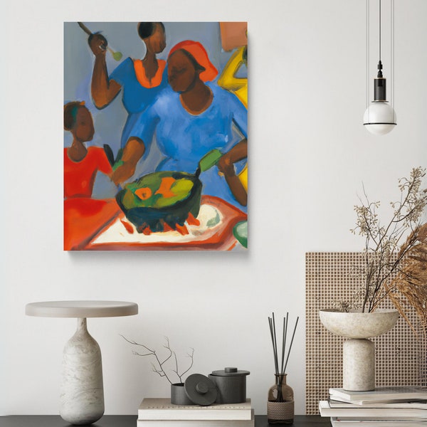 Black People in Kitchen Etsy