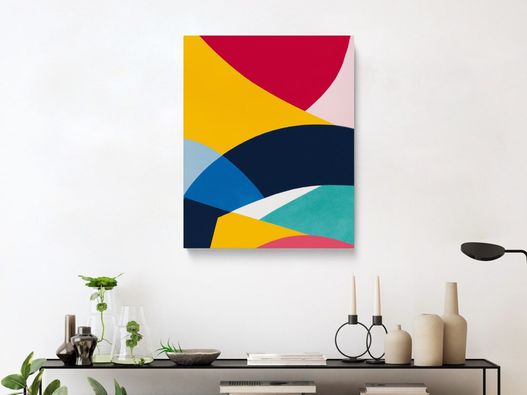 Horizon, Abstract Series CANVAS Wall Art Black Art for the Home, African American Abstract Art