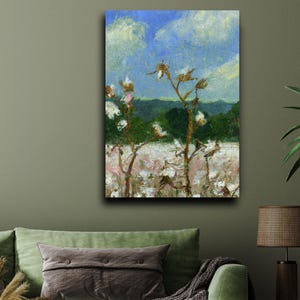 We Grow, Landscape Art, Matte CANVAS Art | Nature Artwork, geography, history | Black Culture Print, Black Americana, African American Art