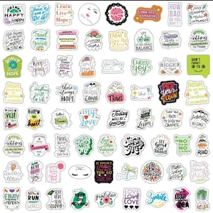 Positive words Sticker--Boost your mood--Inspirational--Mystery bags-waterproof--Stanley cups--Hydroflask--Starbucks--notebooks--car decals