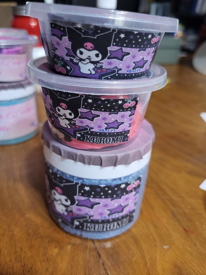 Kuromi Slime 4oz DIY KIT Etsy