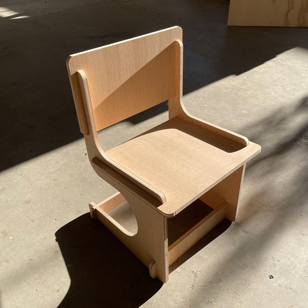 Plywood Dining Chair CNC cut file