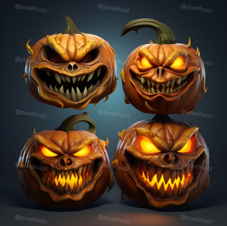 Jack o lantern faces svg etsy