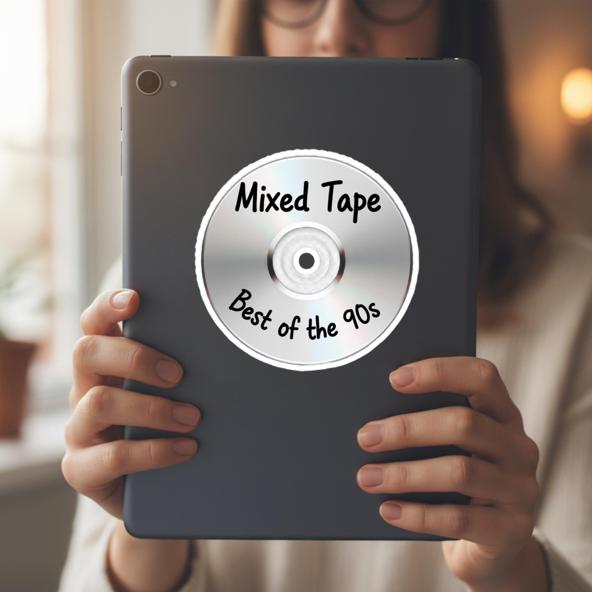 90’s Style CD‑R Sticker – “mixed Tape” Disc – Retro Music Lover Gift - Etsy