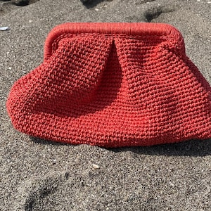 Straw Handbag for women clutch, Raffia Clutch, Clutch Bag, Knitted Bag
