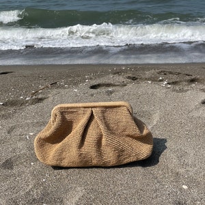 Stylish bag, Raffia Clutch, Clutch Bag, Knitted Bag, Straw Handbag for women clutch