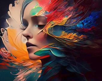 Abstract Paintings of the Inner Self